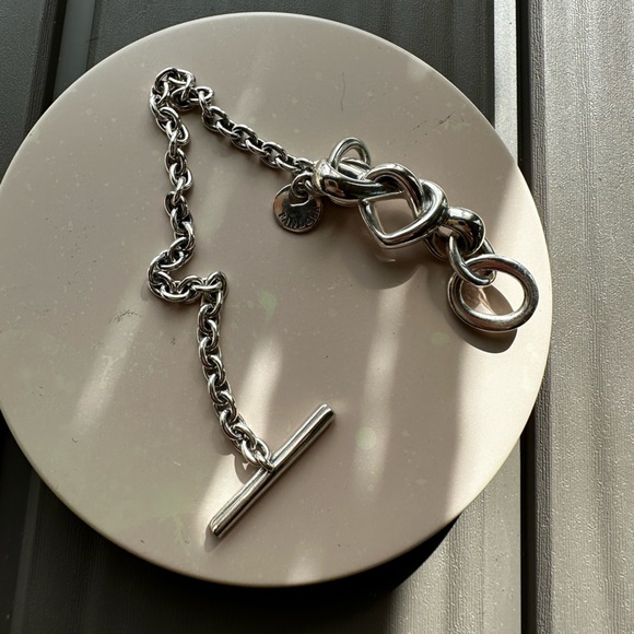 🪽SOLD 🪽PANDORA Heart Bracelet 🩶 - Picture 2 of 4